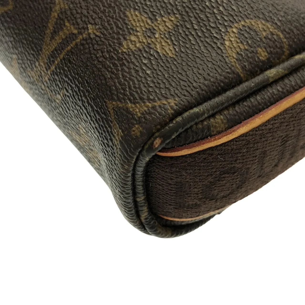 LOUIS VUITTON Trotteur M97037 Shoulder Monogram 黑色 Monogram 中古品B - 縮圖 3