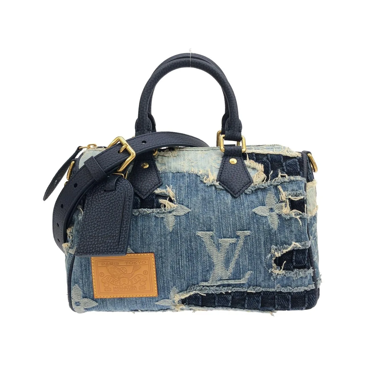 LOUIS VUITTON Speedy M15276 Boston Denim