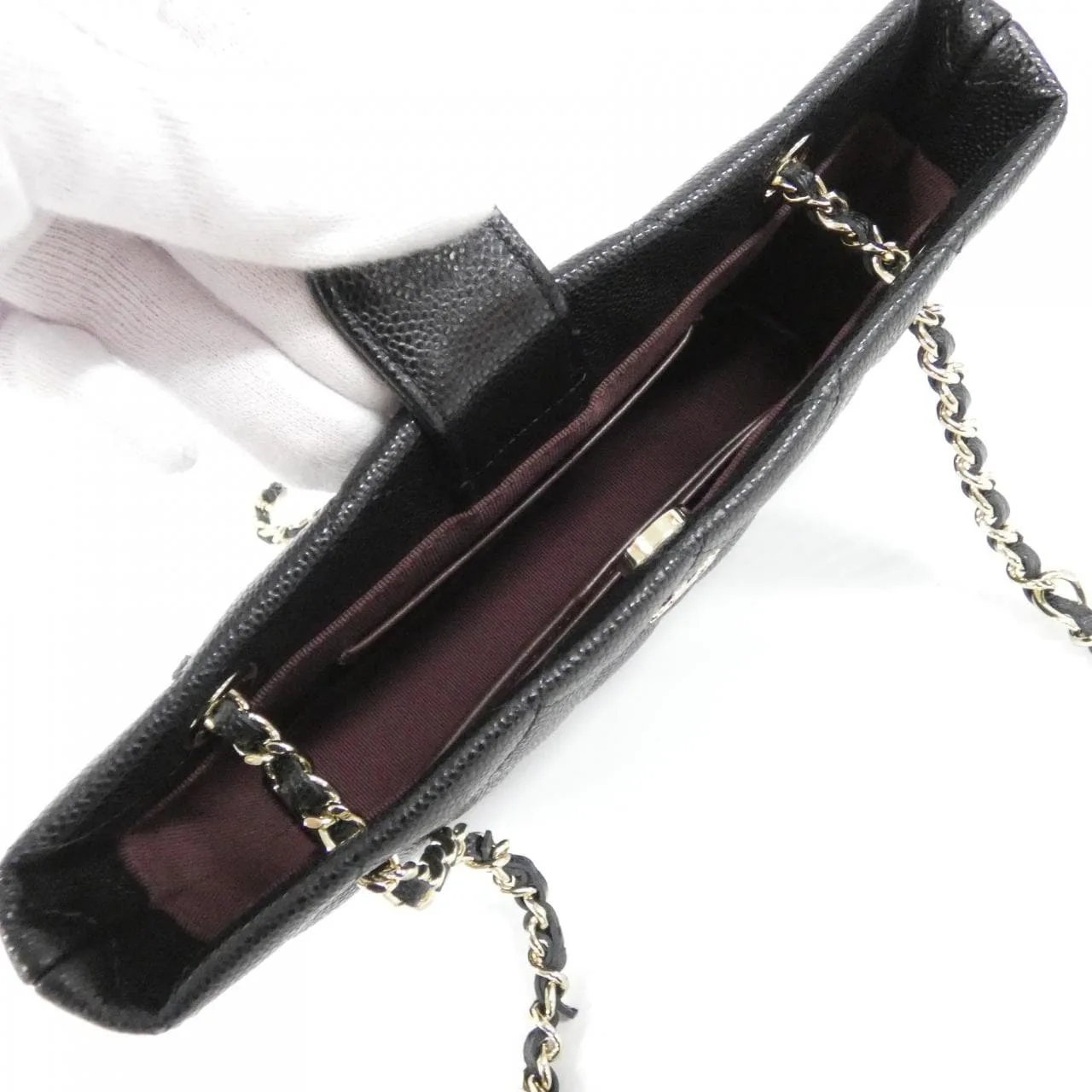 CHANEL Timeless Classic AP4423 Wallet Grained Calfskin Black Grained Calfskin Rank A - Thumbnail 7