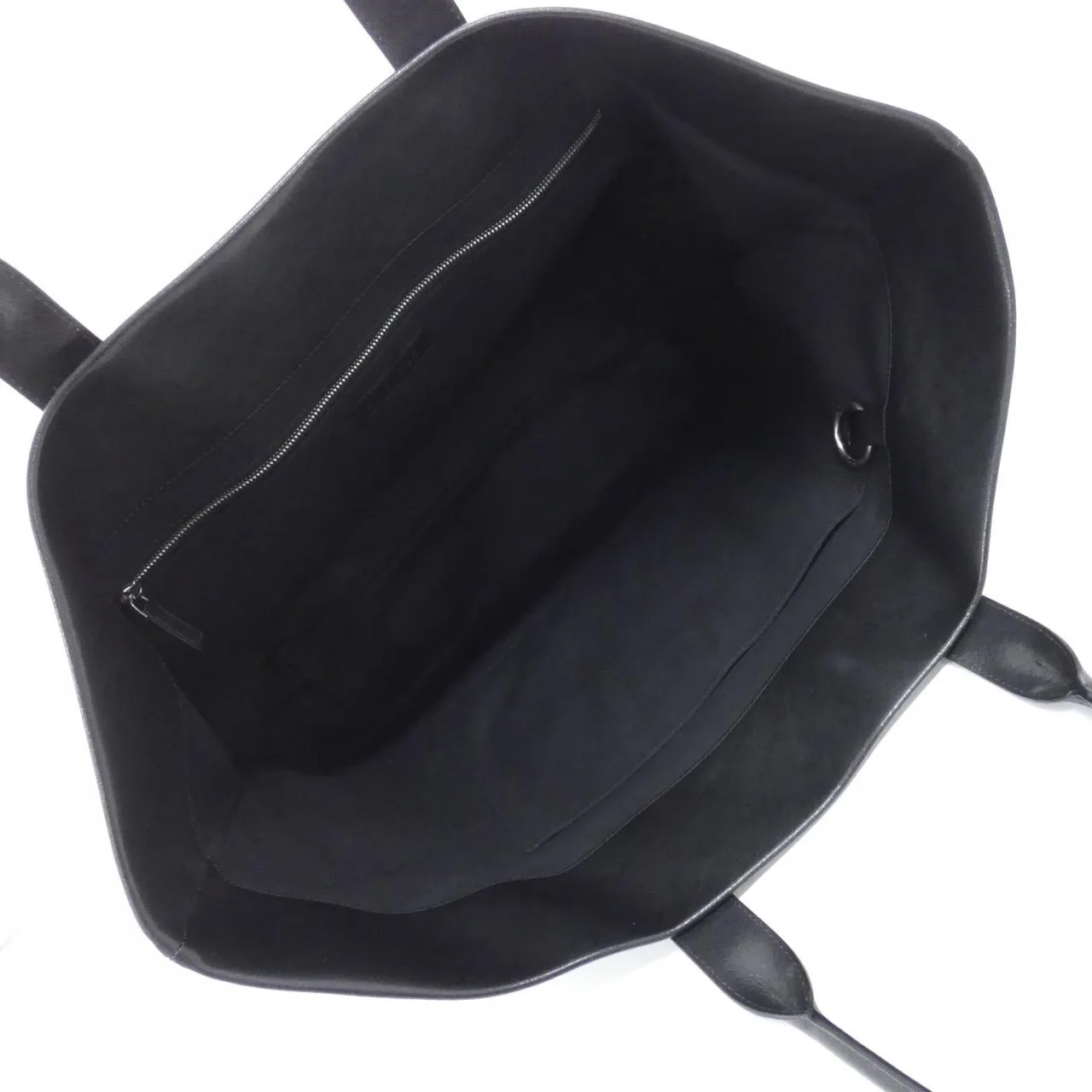 BALENCIAGA Cabas 689271 Handbag Leather 黑色 皮革 中古品A - 縮圖 9