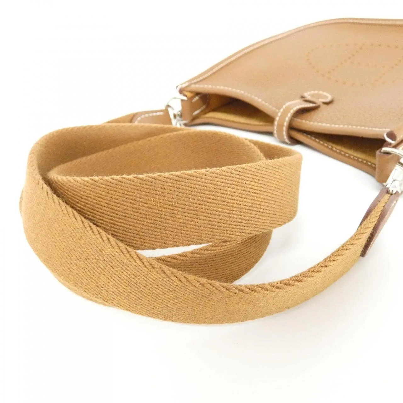 HERMES Evelyne 069426CK Shoulder Clemence Gold Clemence Leather Rank A - Thumbnail 5