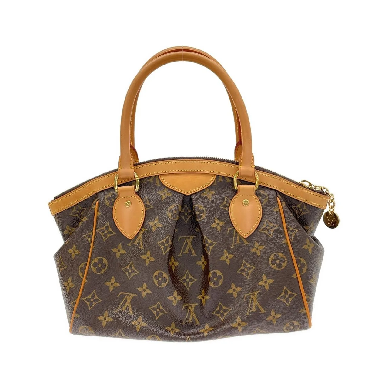 LOUIS VUITTON M40143 Handbag Monogram 黑色 Monogram 中古品A - 縮圖 2