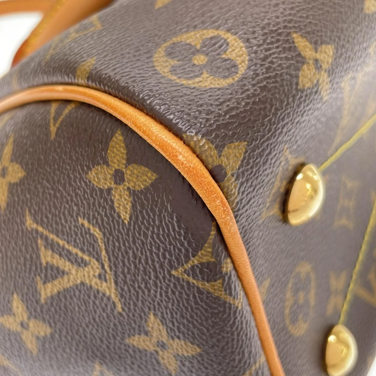 LOUIS VUITTON M40143 Handbag Monogram 黑色 Monogram 中古品A - 縮圖 3