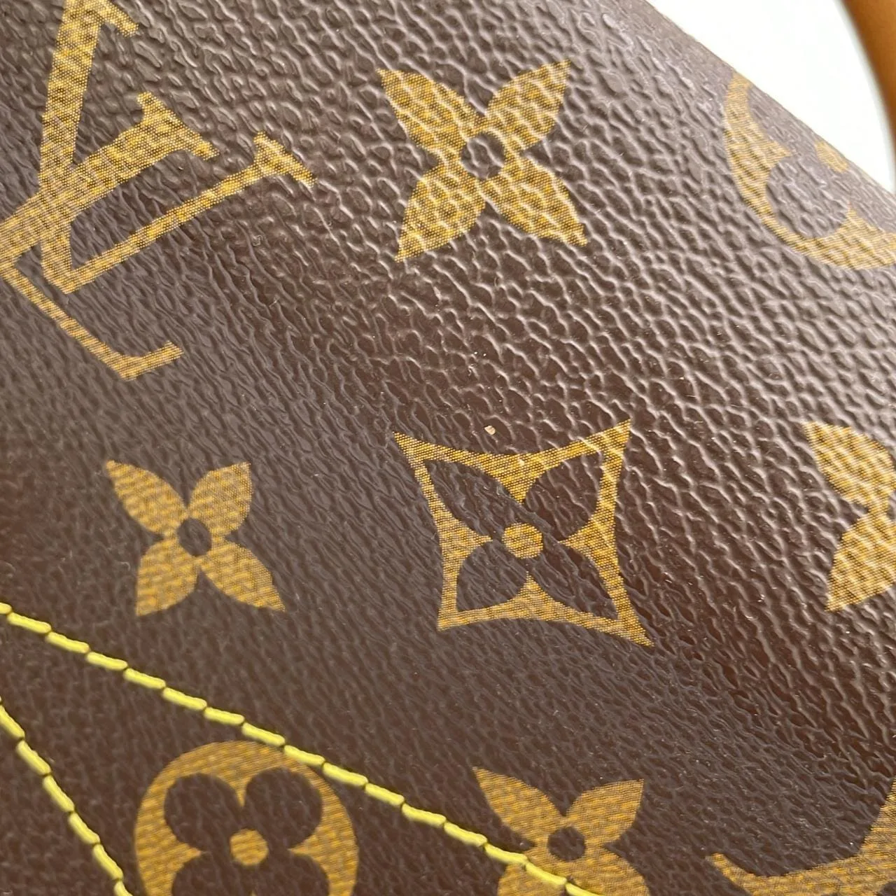 LOUIS VUITTON M40143 Handbag Monogram 黑色 Monogram 中古品A - 縮圖 4