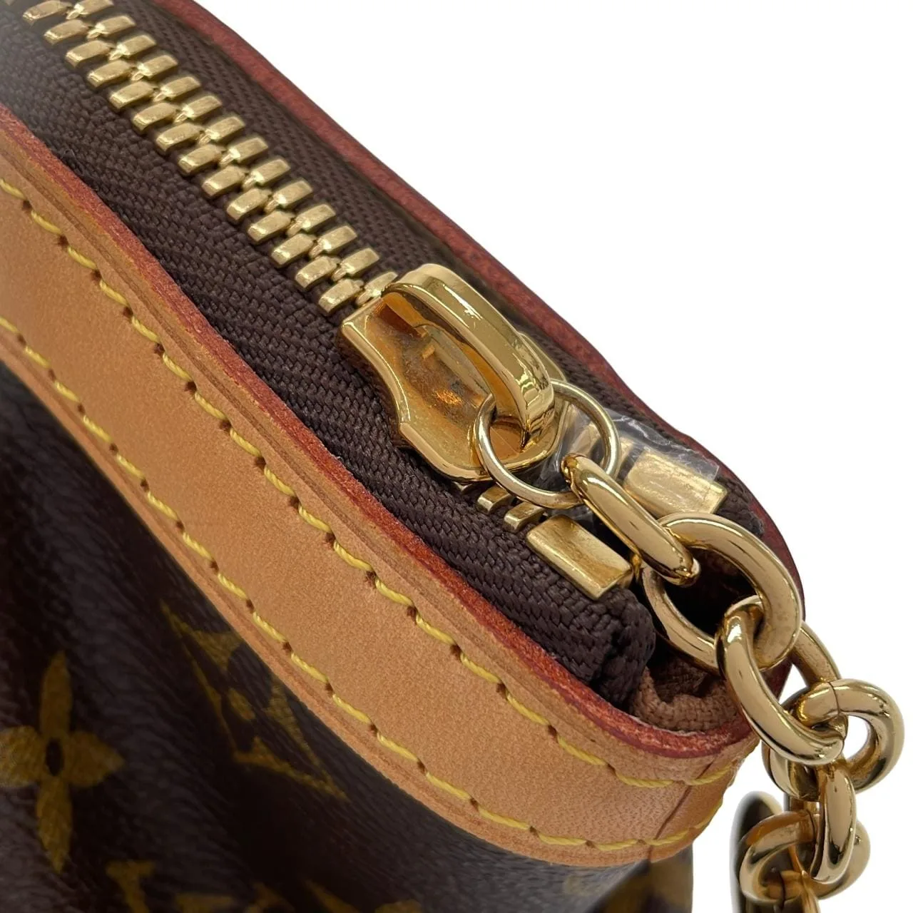 LOUIS VUITTON M40143 Handbag Monogram 黑色 Monogram 中古品A - 縮圖 5
