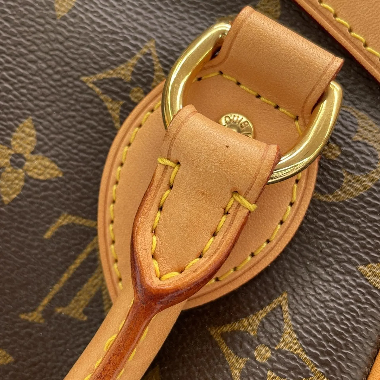 LOUIS VUITTON M40143 Handbag Monogram 黑色 Monogram 中古品A - 縮圖 6