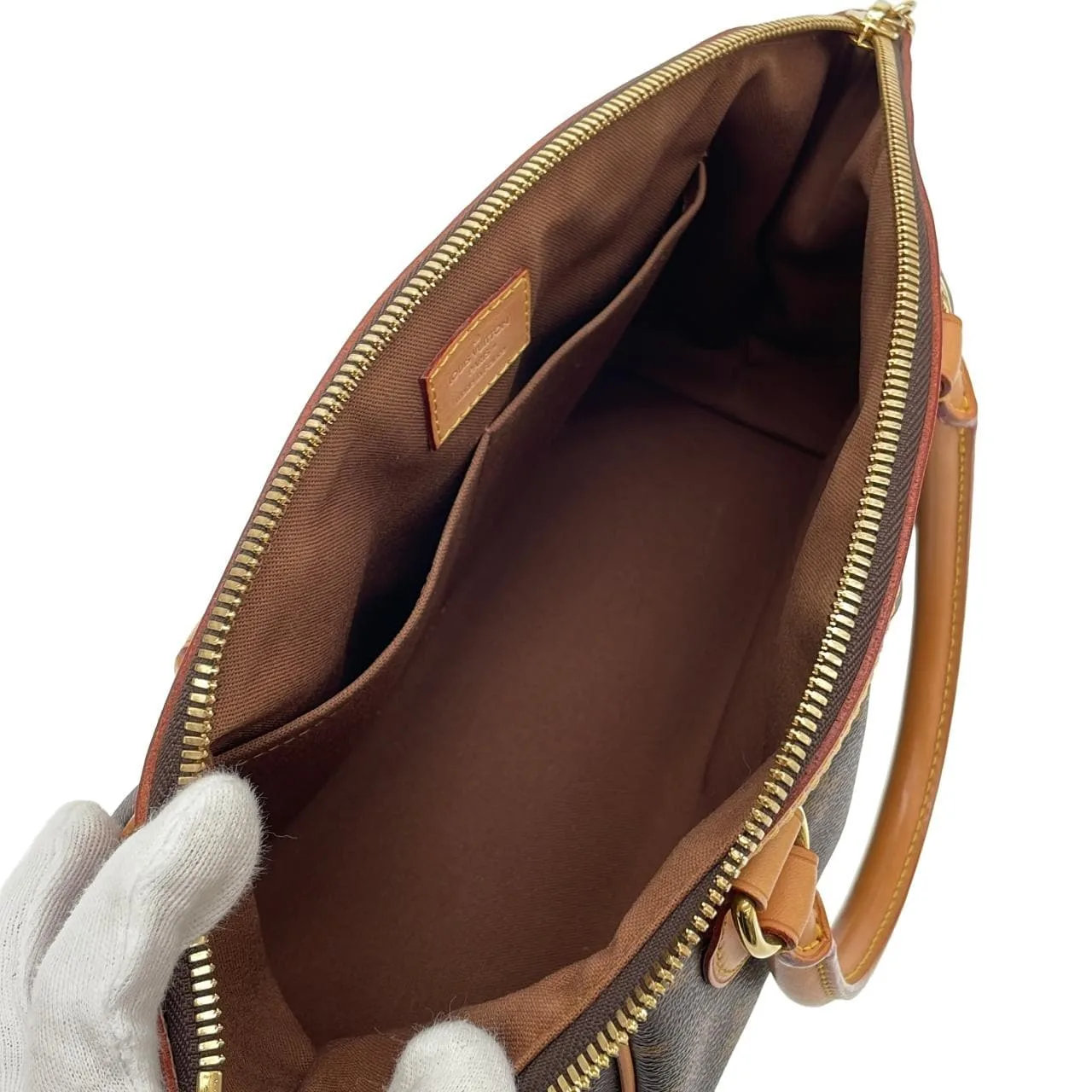 LOUIS VUITTON M40143 Handbag Monogram 黑色 Monogram 中古品A - 縮圖 9