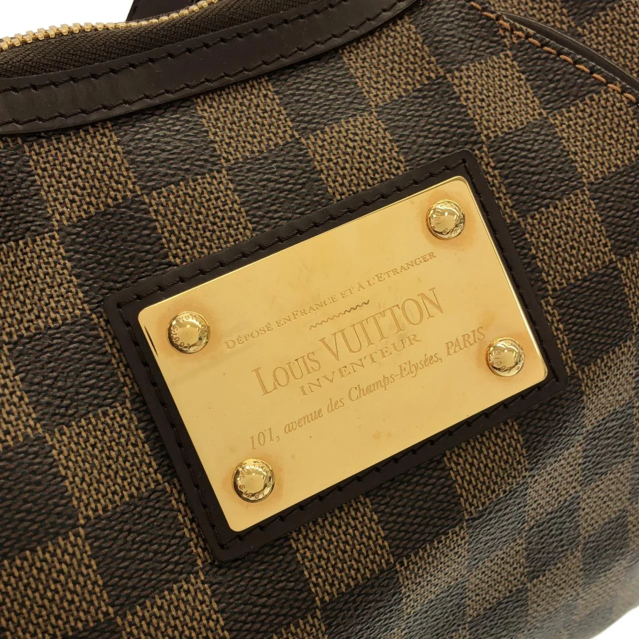 LOUIS VUITTON N48181 Shoulder Damier 黑色 Damier 中古品A - 縮圖 5
