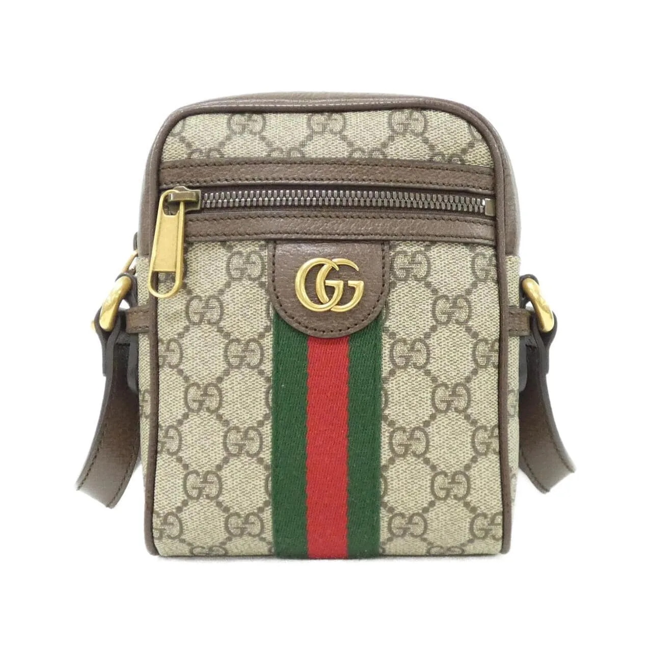 GUCCI 598127 96IWT Shoulder Canvas