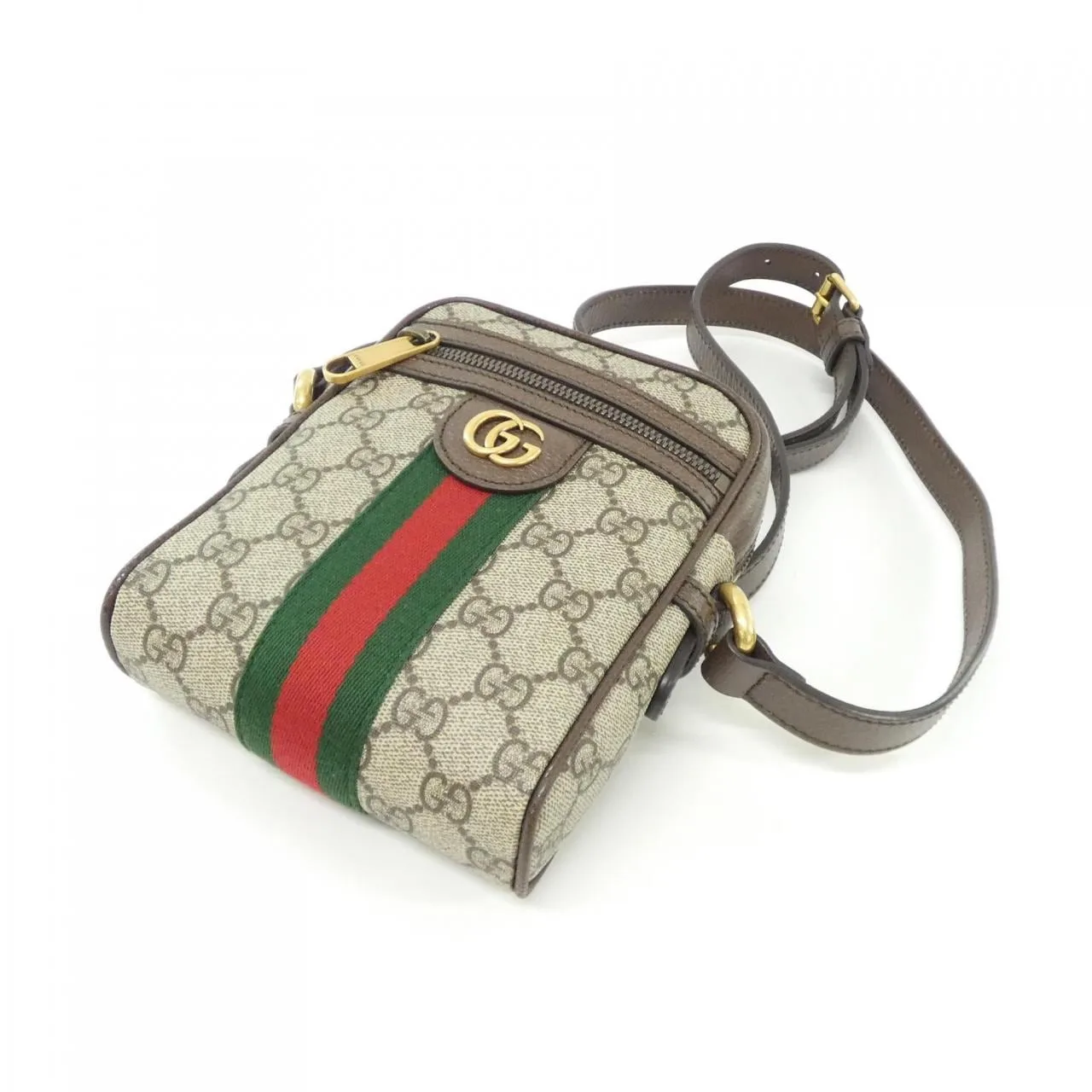 GUCCI 598127 96IWT Shoulder Canvas