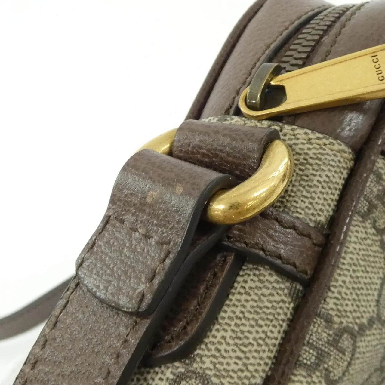 GUCCI 598127 96IWT Shoulder Canvas
