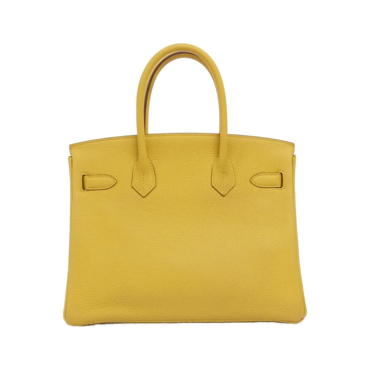 HERMES Birkin 030335CK Handbag Clemence Black Clemence Leather Rank A - Thumbnail 2