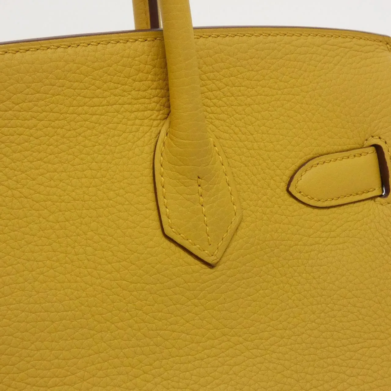 HERMES Birkin 030335CK Handbag Clemence Black Clemence Leather Rank A - Thumbnail 6