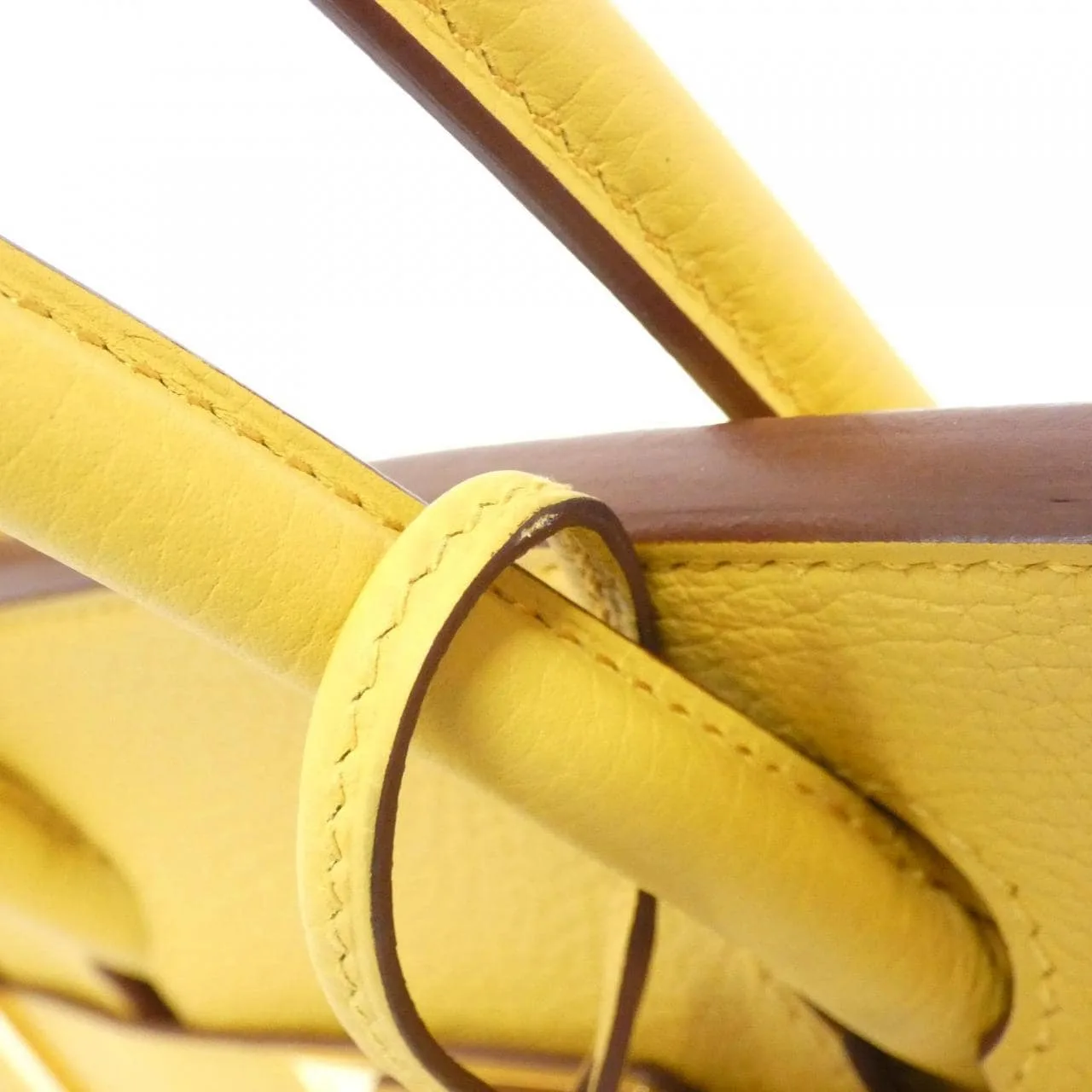 HERMES Birkin 030335CK Handbag Clemence Black Clemence Leather Rank A - Thumbnail 7