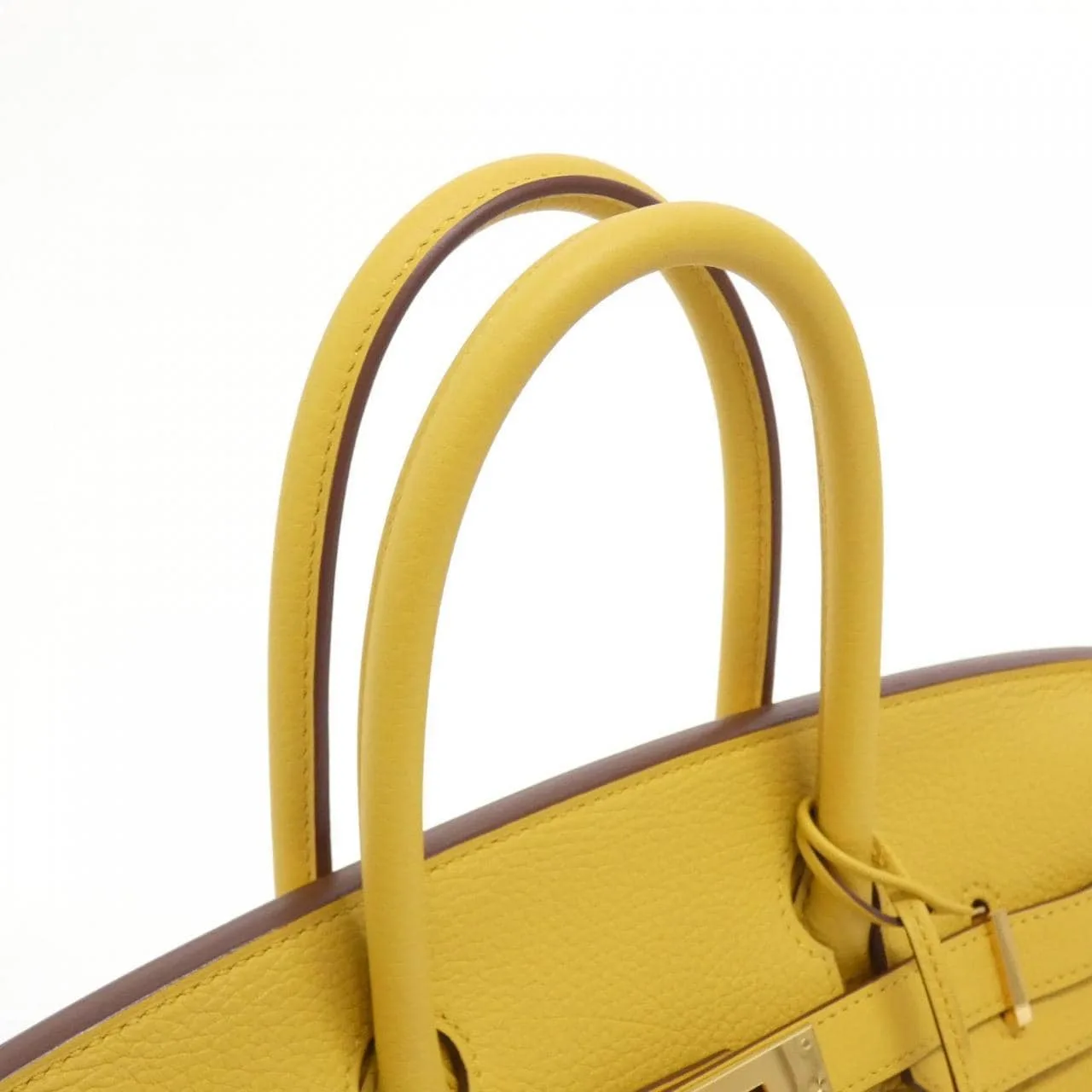 HERMES Birkin 030335CK Handbag Clemence Black Clemence Leather Rank A - Thumbnail 9