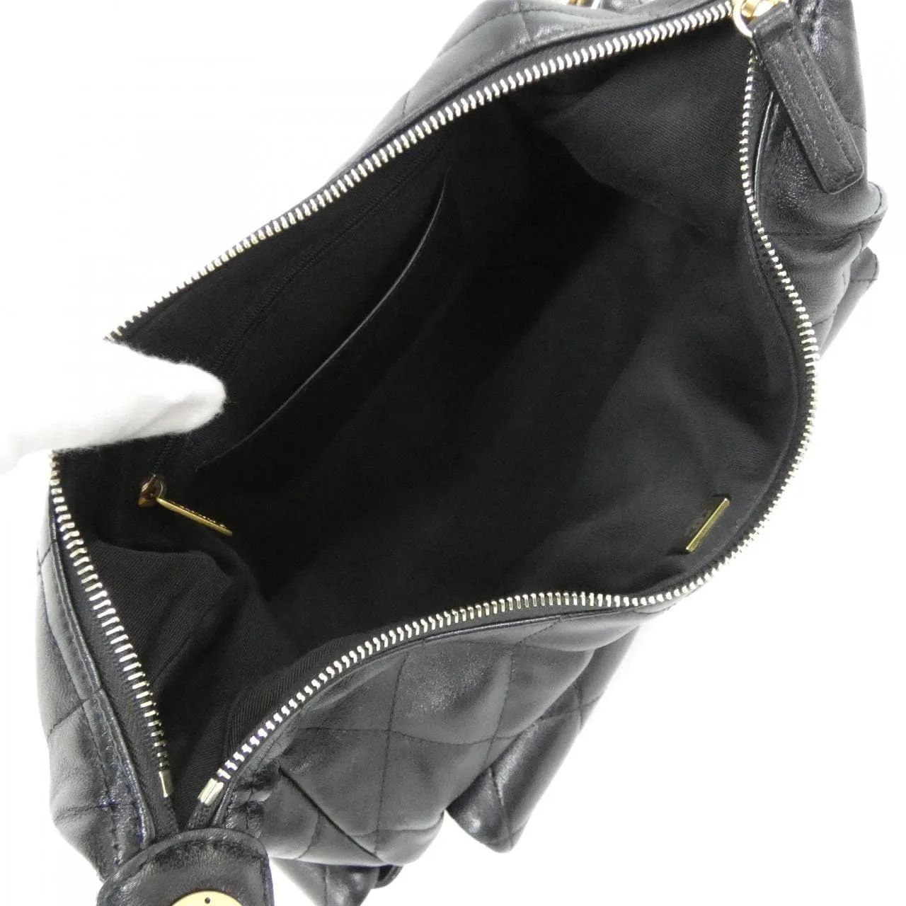 CHANEL AS5302 Shoulder Lambskin 黑色 羊皮 中古品A - 縮圖 6