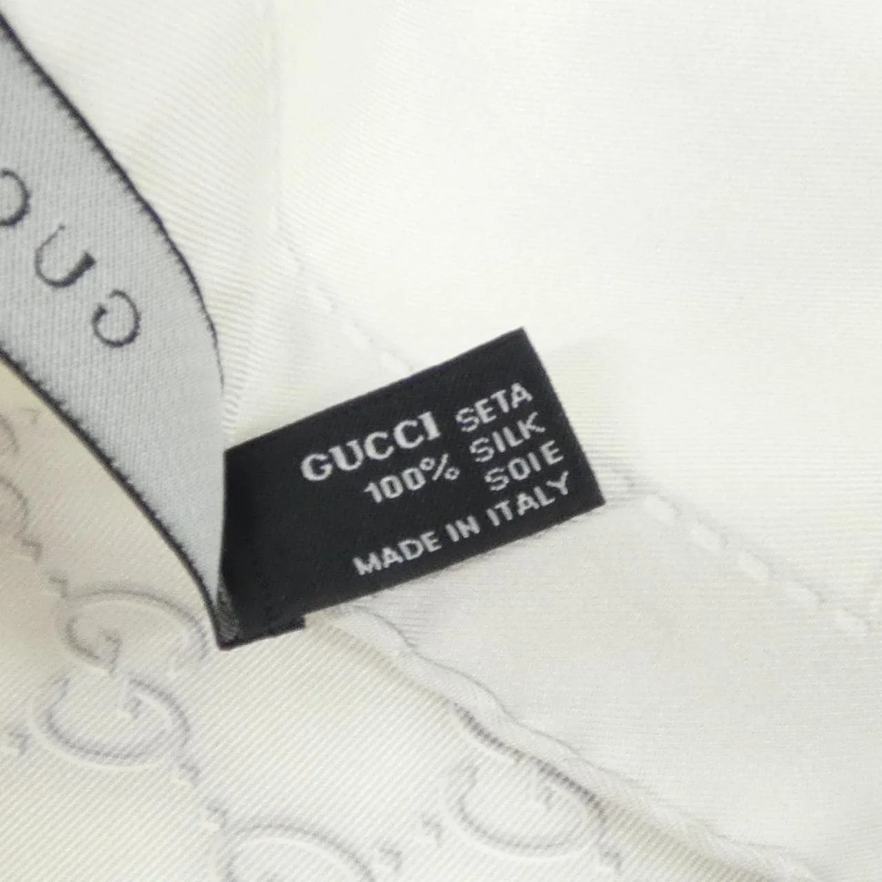 GUCCI Scarf 白色 中古品A - 縮圖 6