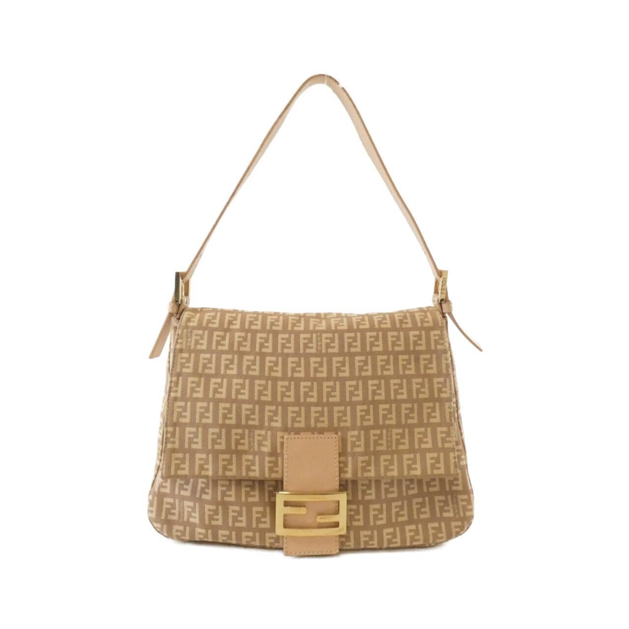 FENDI Baguette 8BR001 LPN Shoulder Canvas