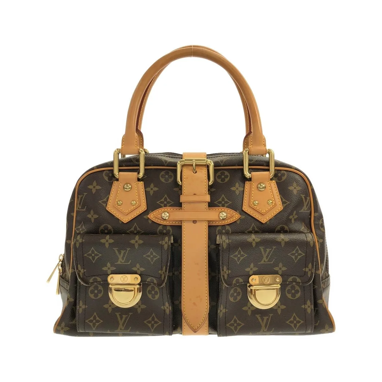 LOUIS VUITTON M40025 Handbag Monogram Black