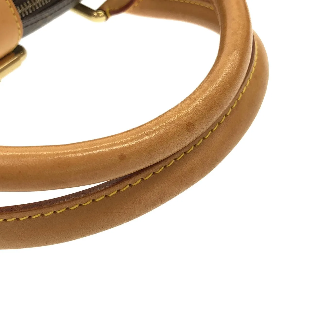 LOUIS VUITTON M40025 Handbag Monogram 黑色 Monogram 中古品A - 縮圖 7