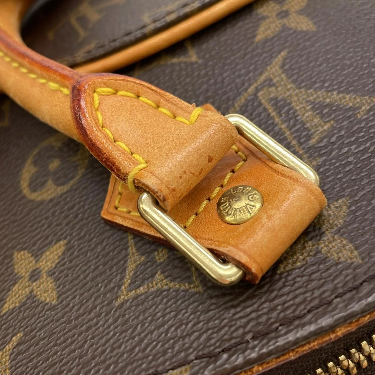 LOUIS VUITTON Ellipse M51127 Handbag Monogram 黑色 Monogram 中古品B - 縮圖 6