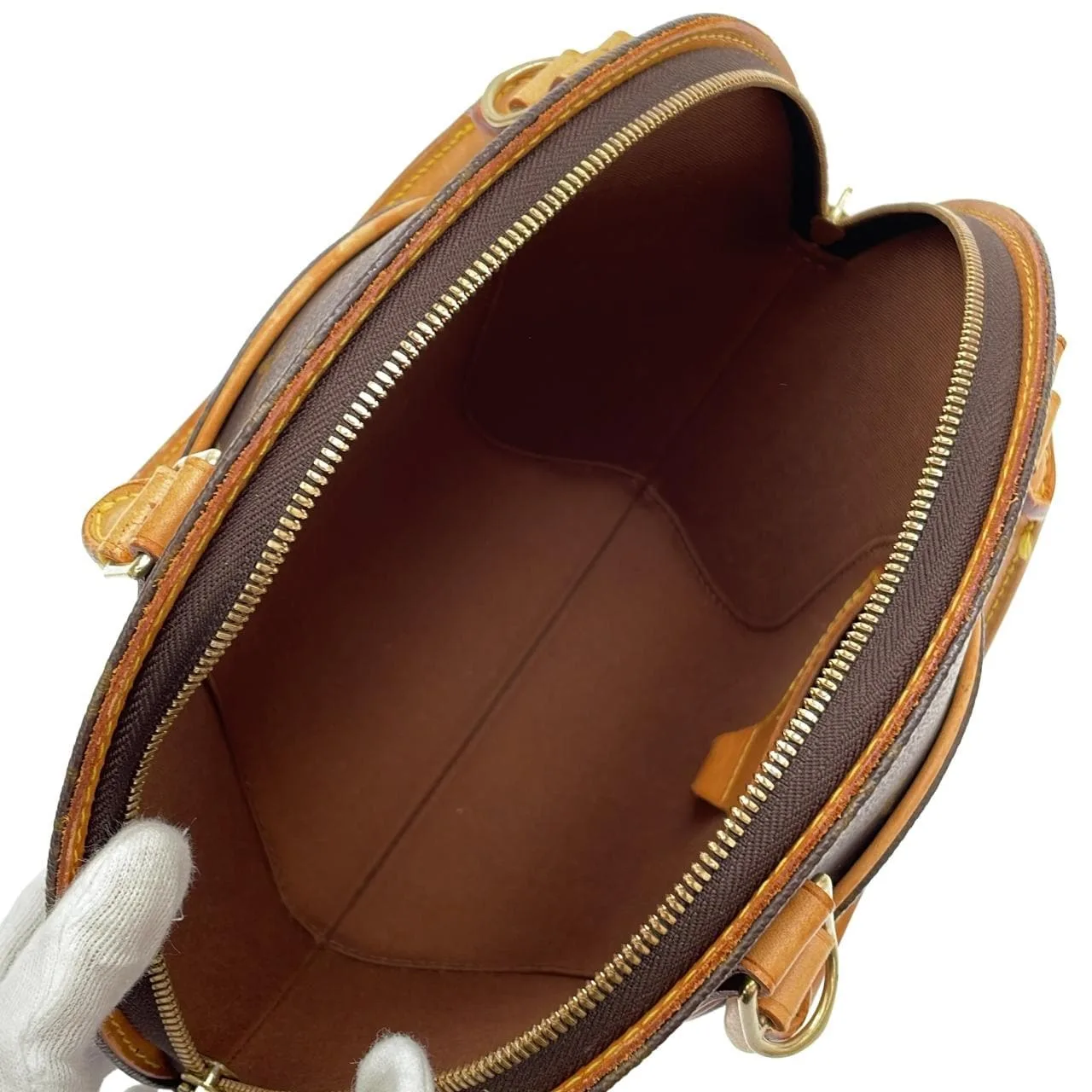 LOUIS VUITTON Ellipse M51127 Handbag Monogram 黑色 Monogram 中古品B - 縮圖 8