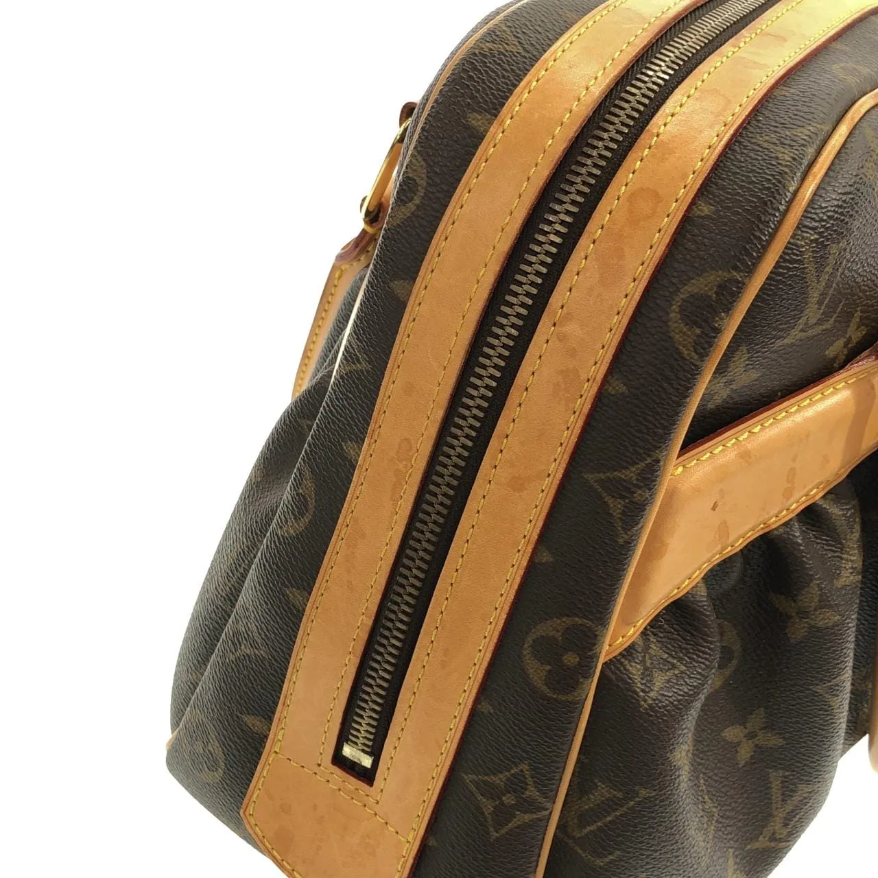 LOUIS VUITTON M40058 Handbag Monogram 黑色 Monogram 中古品B - 縮圖 6