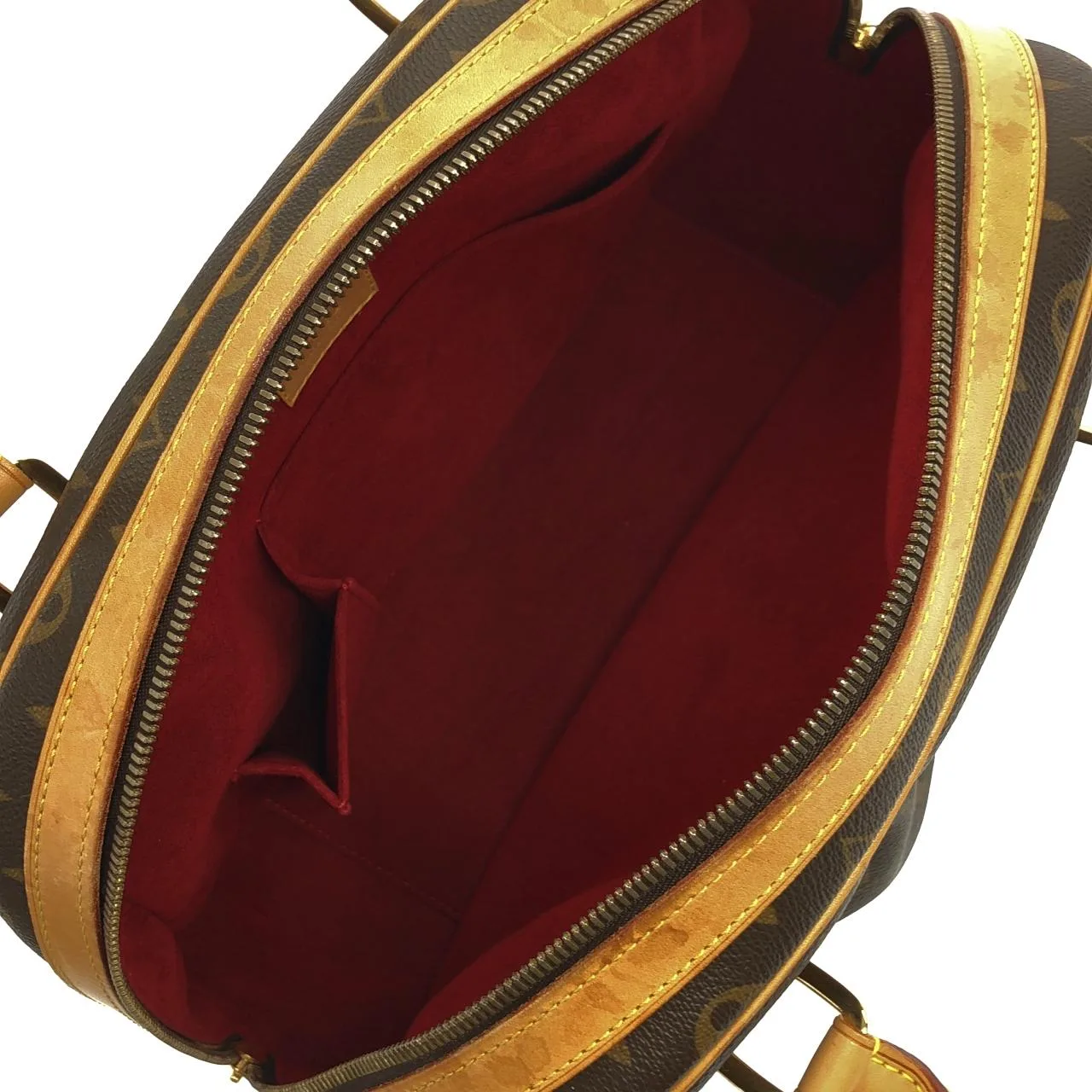 LOUIS VUITTON M40058 Handbag Monogram 黑色 Monogram 中古品B - 縮圖 8