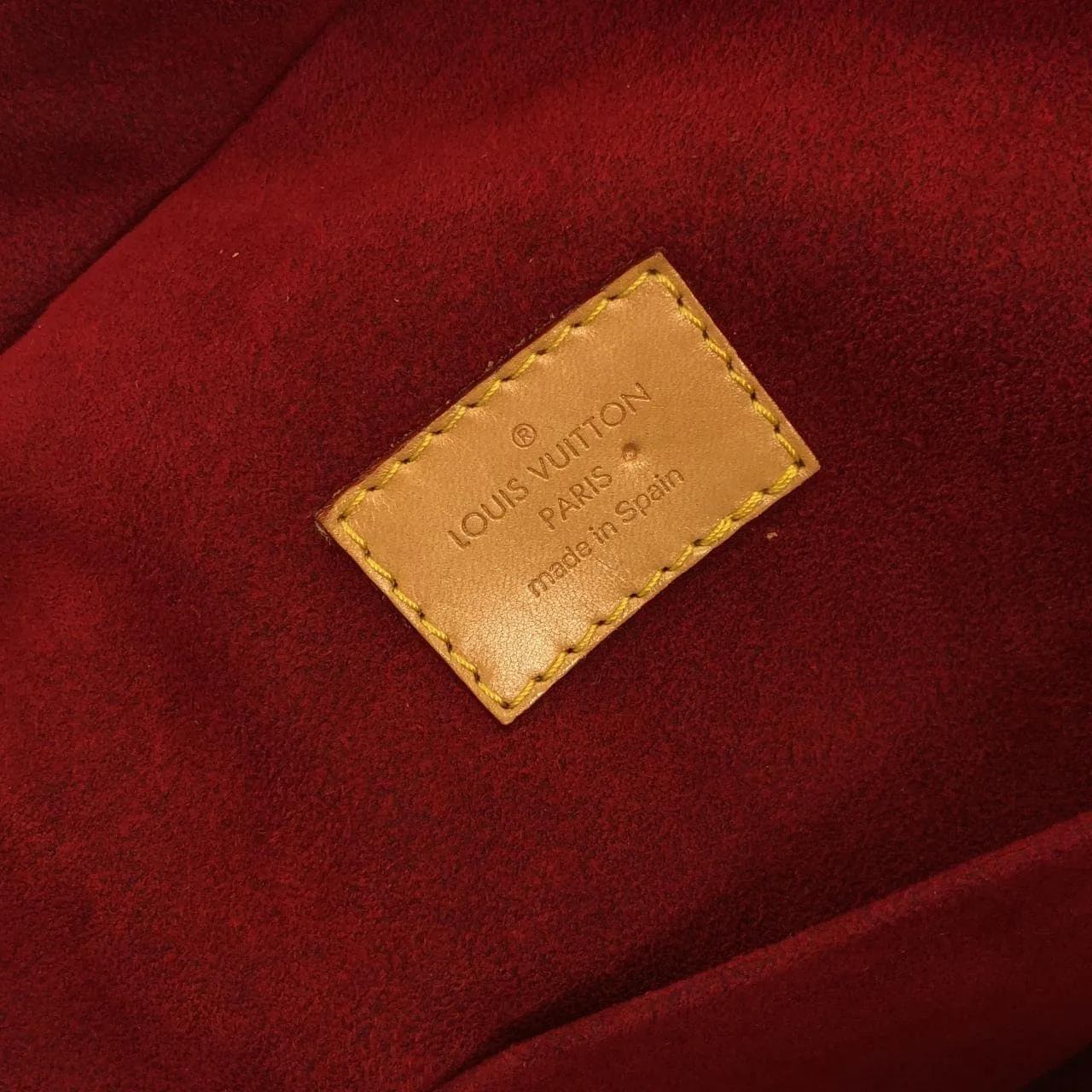 LOUIS VUITTON M40058 Handbag Monogram 黑色 Monogram 中古品B - 縮圖 9