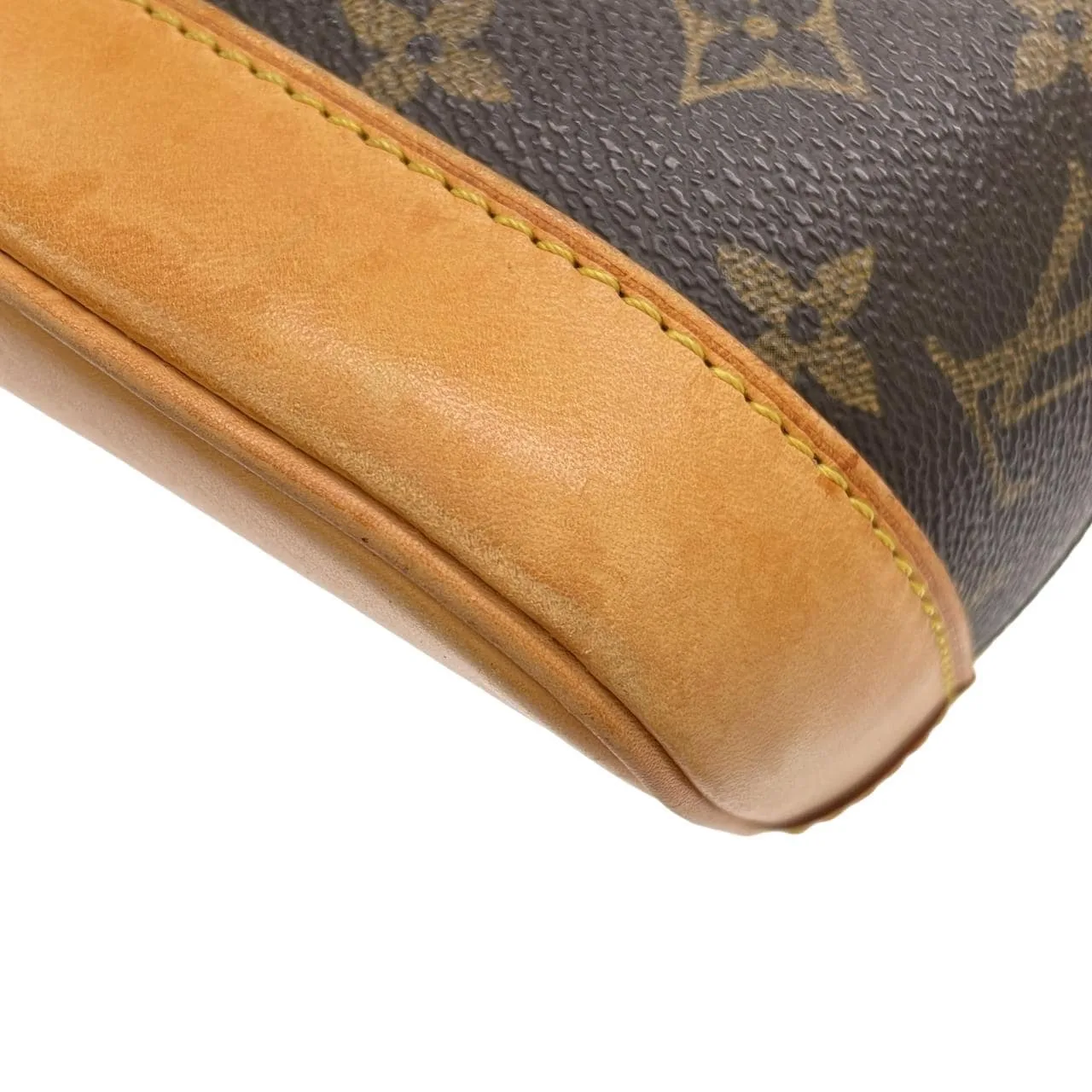 LOUIS VUITTON Alma M51130 Handbag Monogram 黑色 Monogram 中古品B - 縮圖 2