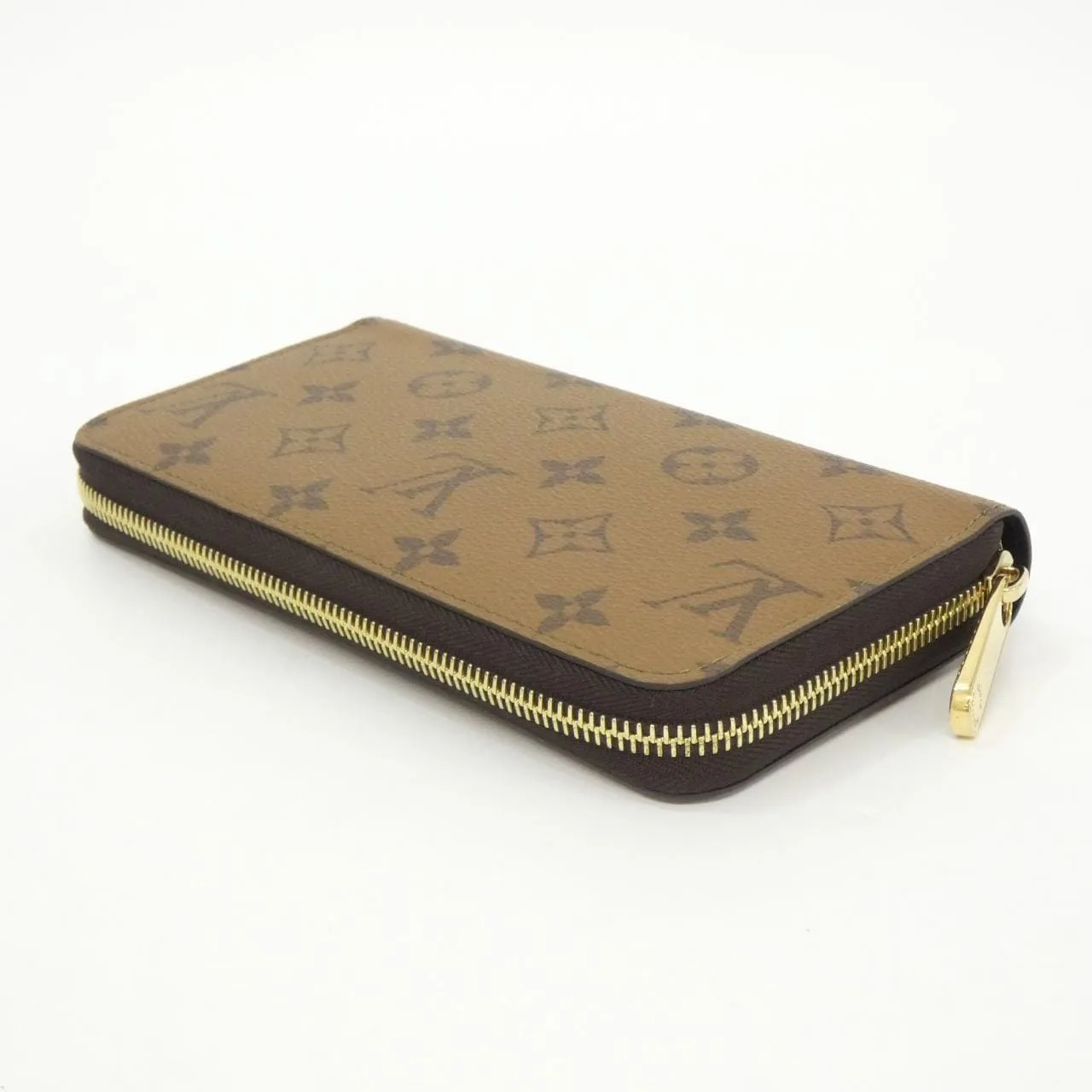 LOUIS VUITTON M82444 Wallet Monogram 黑色 Monogram 中古品A - 縮圖 2