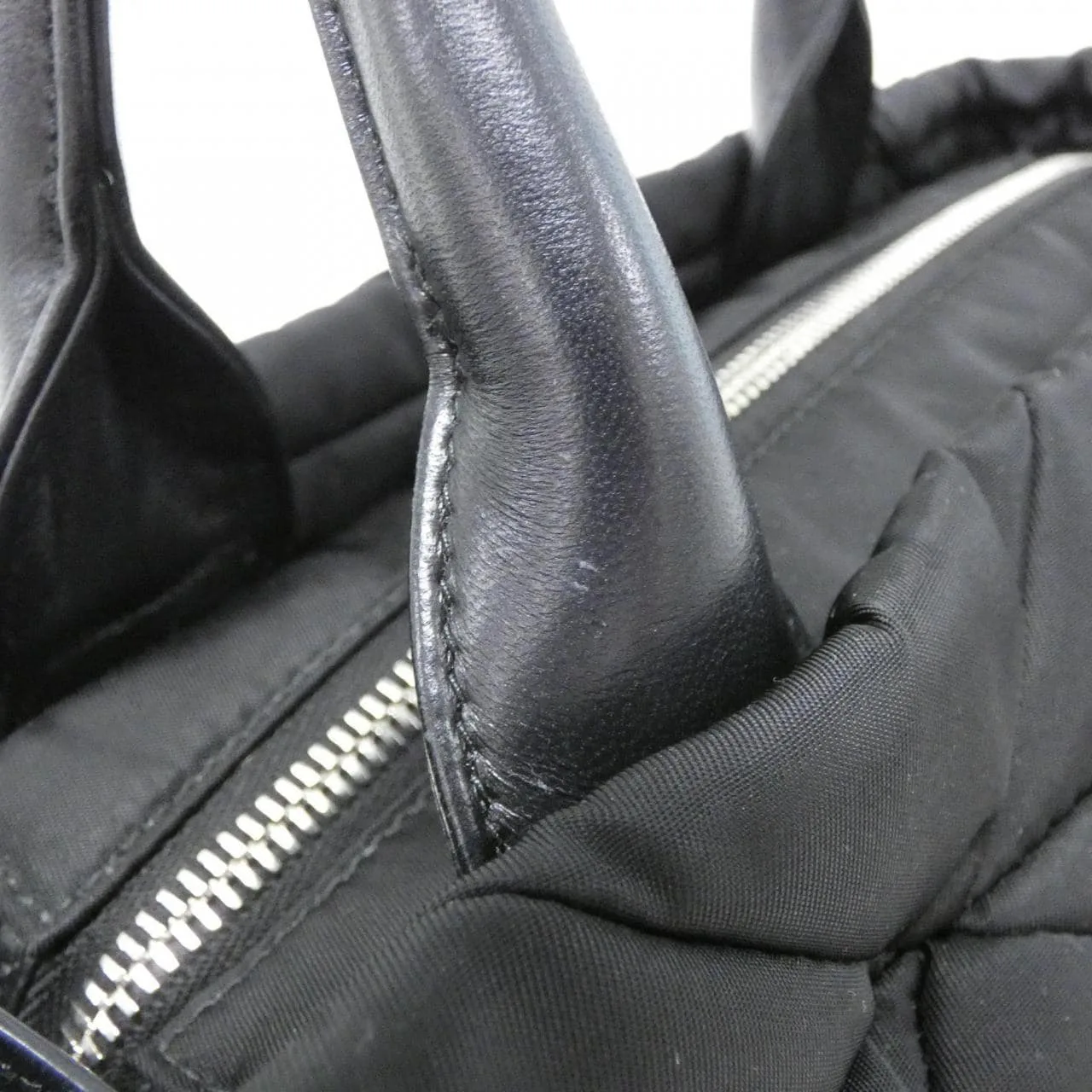 PRADA 1BG436 手提包 黑色 中古品A - 縮圖 5