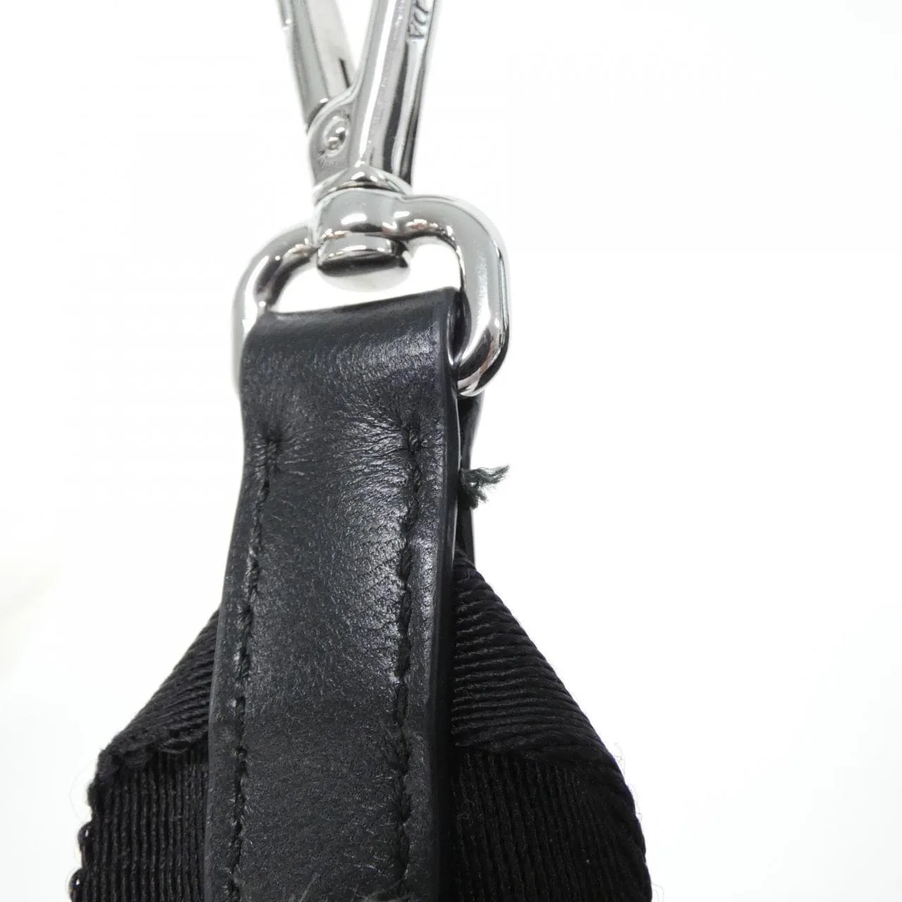 PRADA 1BG436 手提包 黑色 中古品A - 縮圖 6