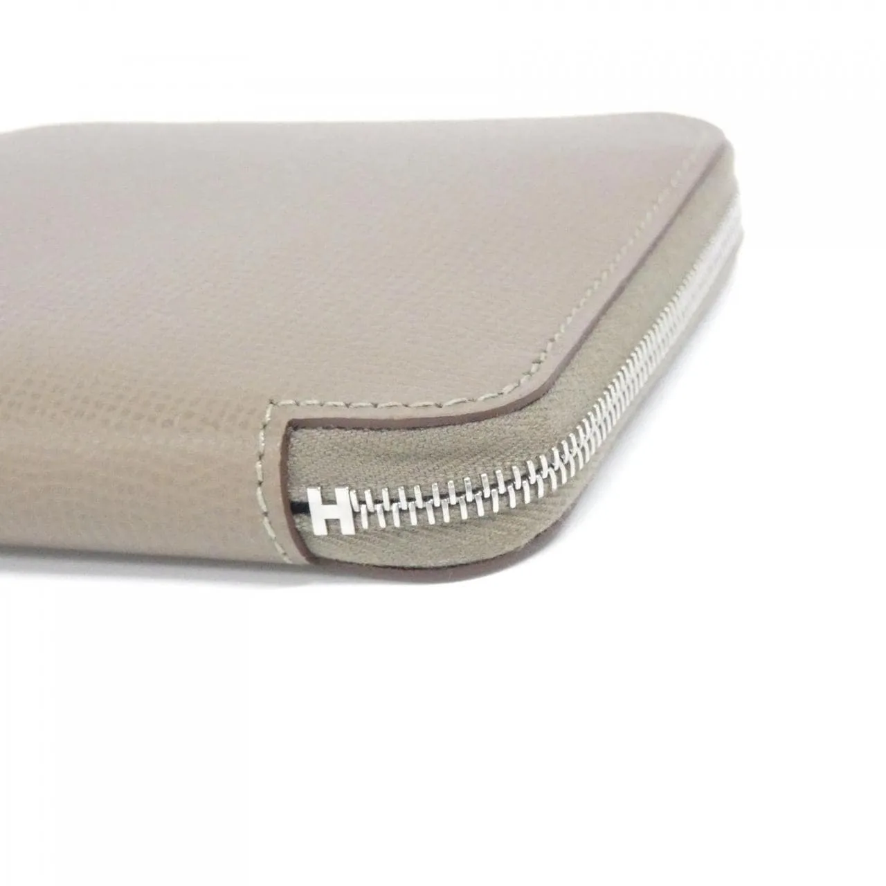 HERMES 084266CK Wallet Epsom Etoupe Epsom Leather Rank A - Thumbnail 3