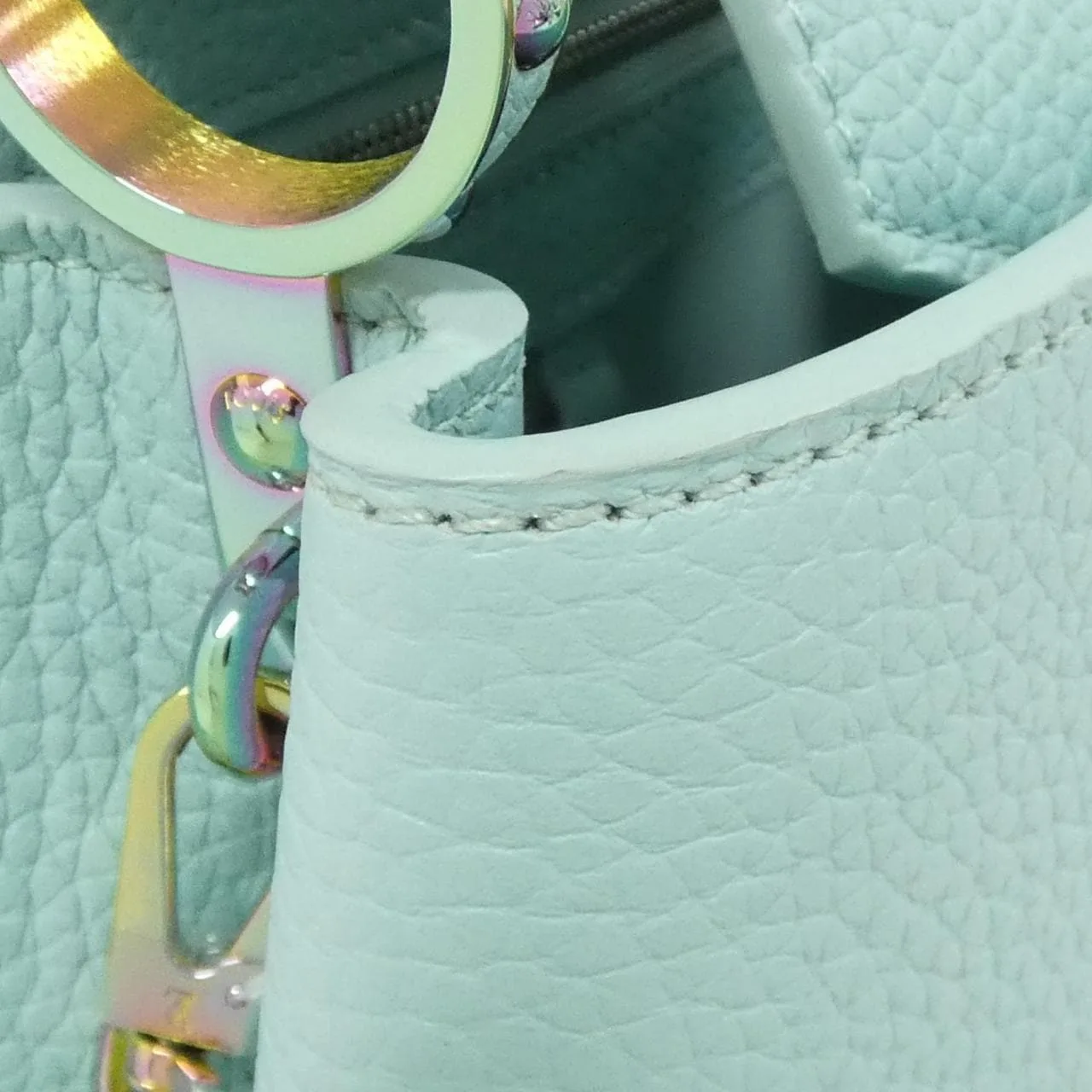 LOUIS VUITTON Capucines M22055 Handbag 黑色 中古品A - 縮圖 5