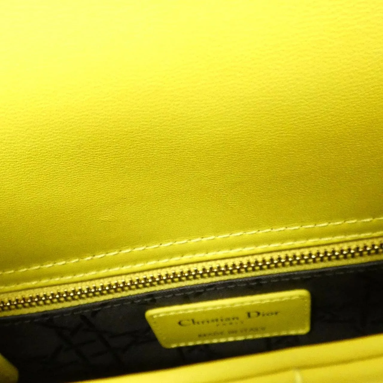 DIOR Lady Dior M0538OCAL Handbag Lambskin 黑色 羊皮 中古品A - 縮圖 9