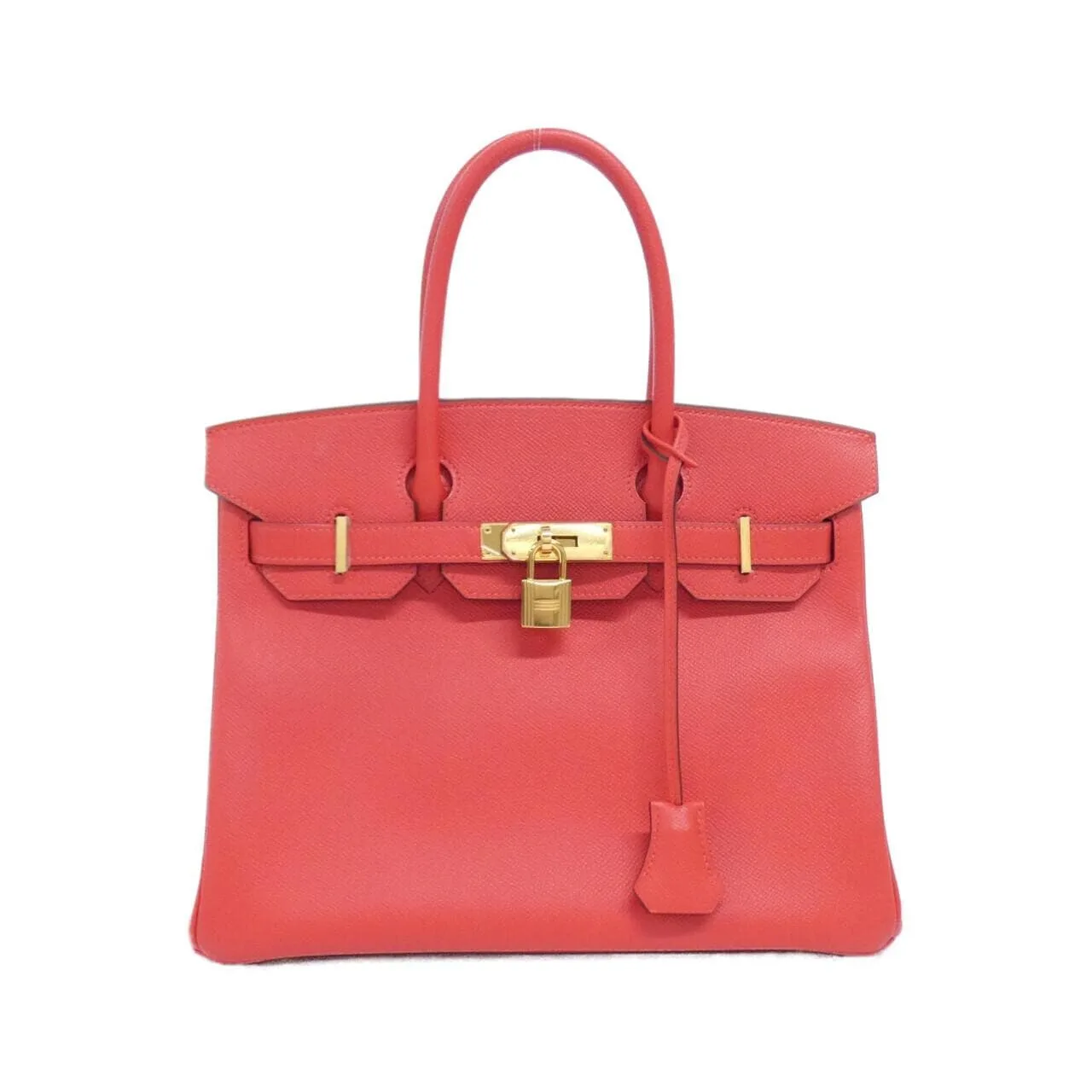 HERMES Birkin 041701CC Handbag Epsom Rouge