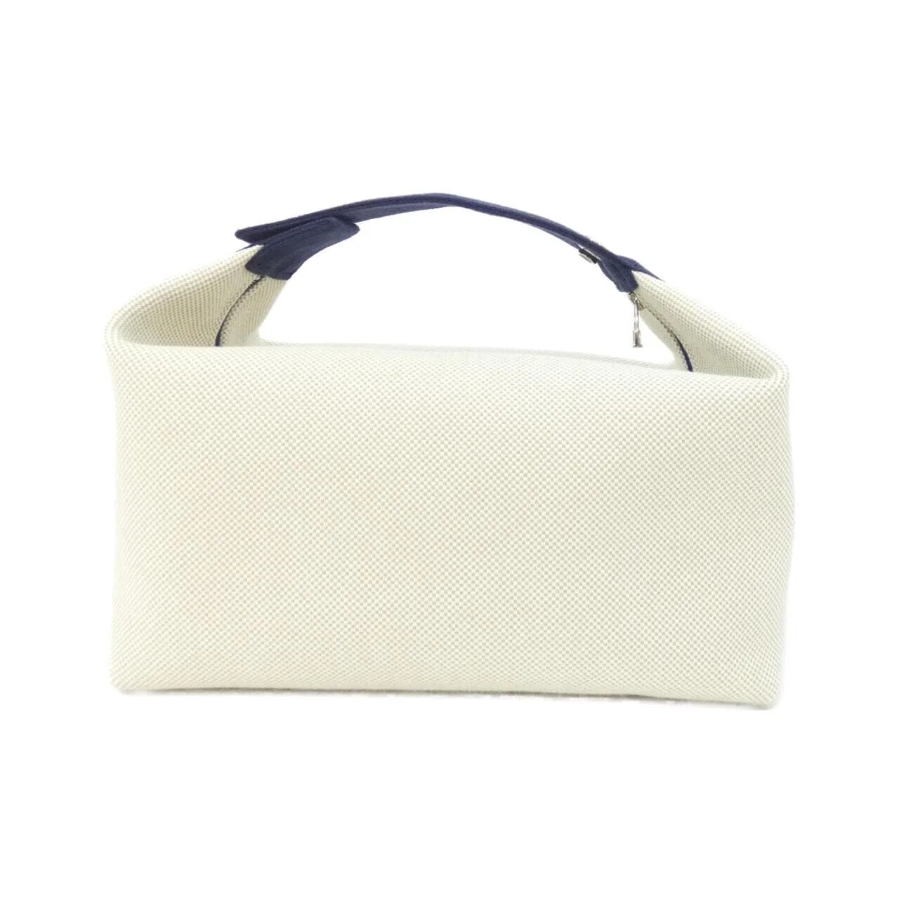 HERMES 103587M 小袋 帆布 黑色 帆布 中古品A - 縮圖 2