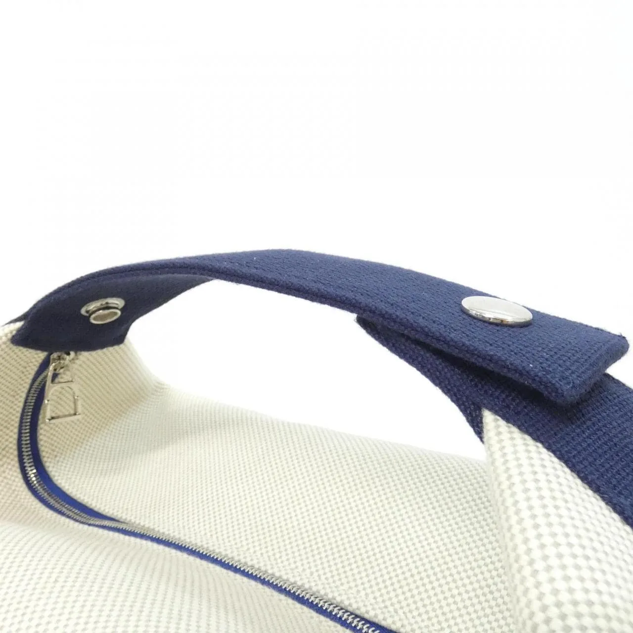 HERMES 103587M 小袋 帆布 黑色 帆布 中古品A - 縮圖 7