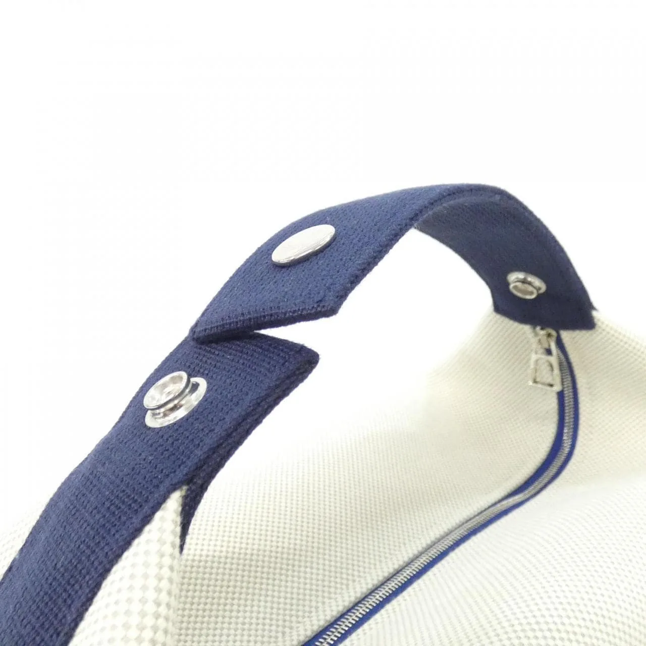 HERMES 103587M 小袋 帆布 黑色 帆布 中古品A - 縮圖 8