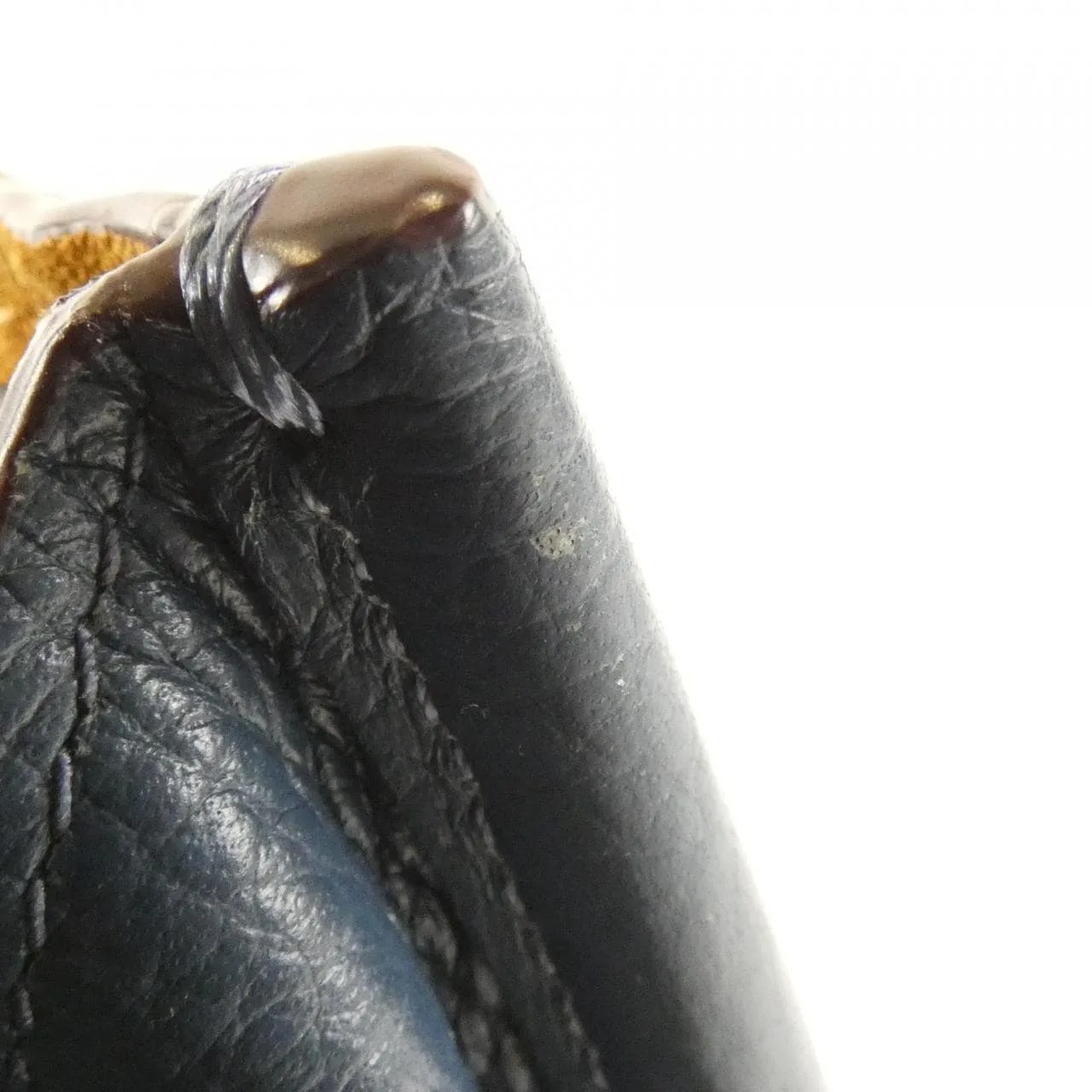 COACH 54536 Handbag Leather 藍色 皮革 中古品A - 縮圖 4