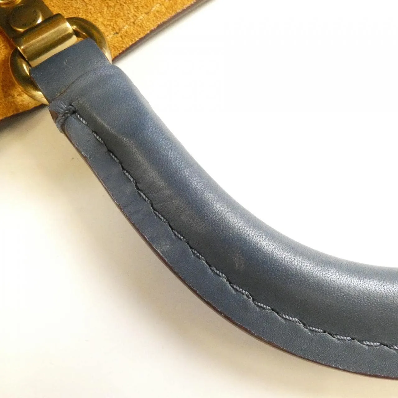 COACH 54536 Handbag Leather 藍色 皮革 中古品A - 縮圖 6