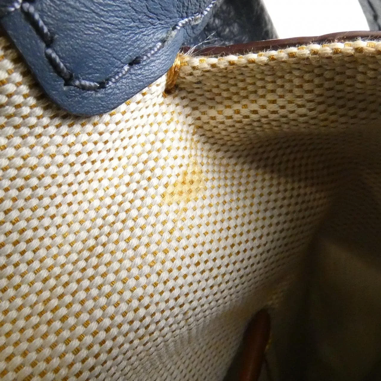 COACH 54536 Handbag Leather 藍色 皮革 中古品A - 縮圖 9