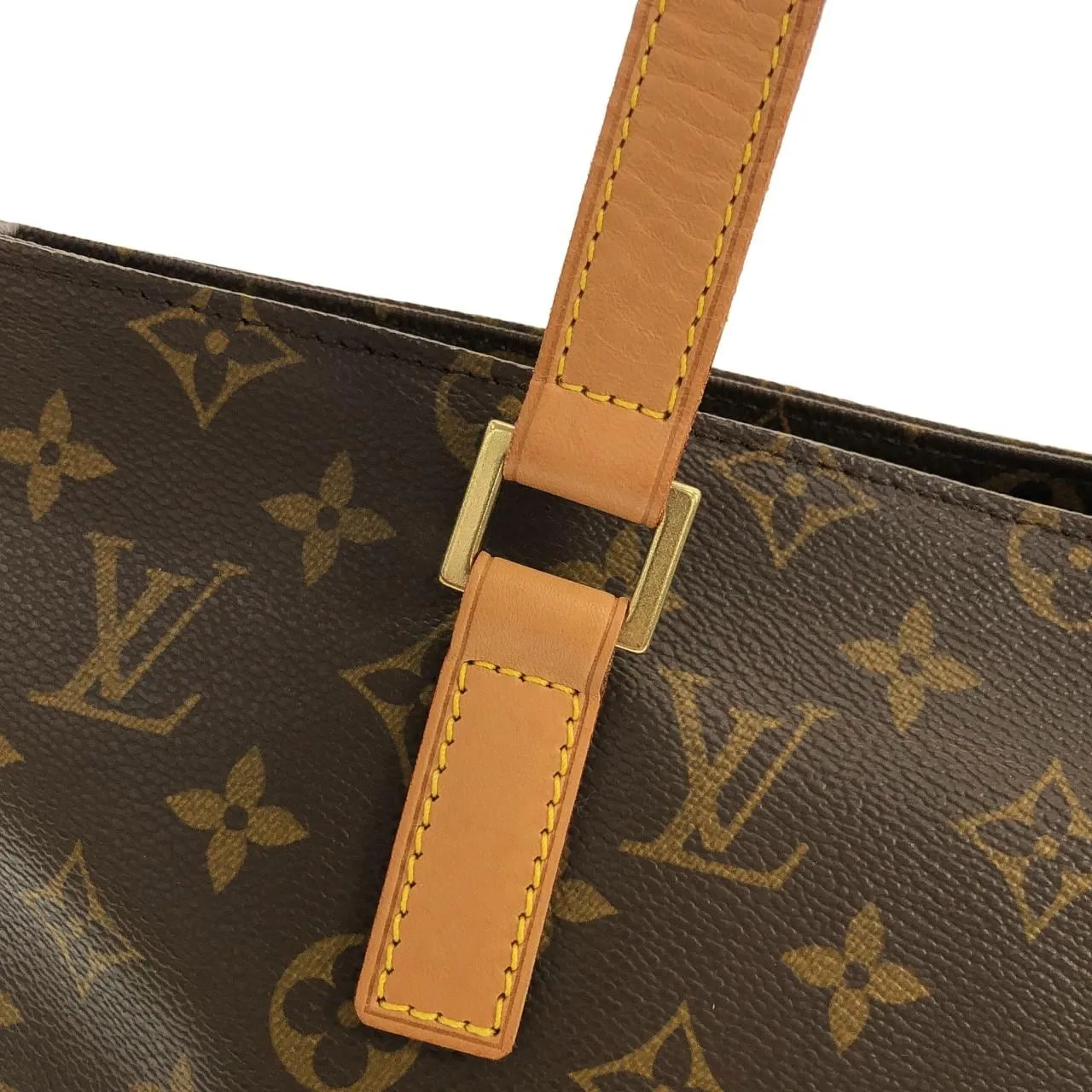 LOUIS VUITTON Caba Piano M51148 Handbag Monogram 黑色 Monogram 中古品A - 縮圖 5
