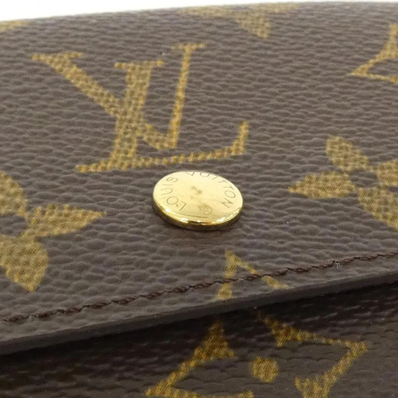 LOUIS VUITTON M61652 Wallet Monogram 黑色 Monogram 中古品A - 縮圖 3