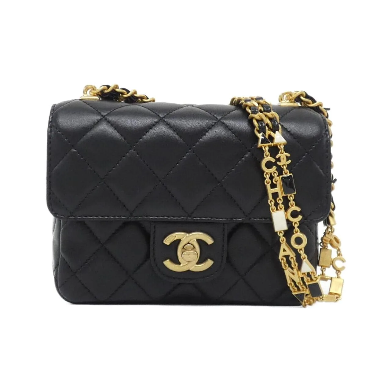 CHANEL Chanel 22 AS3442 Shoulder Lambskin Black