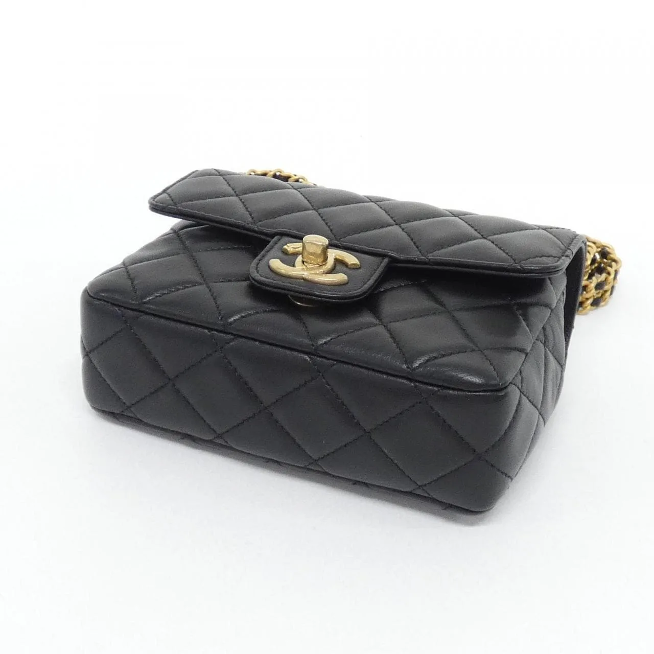 CHANEL Chanel 22 AS3442 Shoulder Lambskin Black Lambskin Rank A - Thumbnail 3