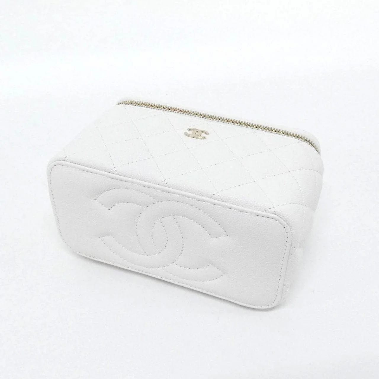 CHANEL Timeless Classic AP1341 Shoulder Grained Calfskin White Grained Calfskin Rank A - Thumbnail 3