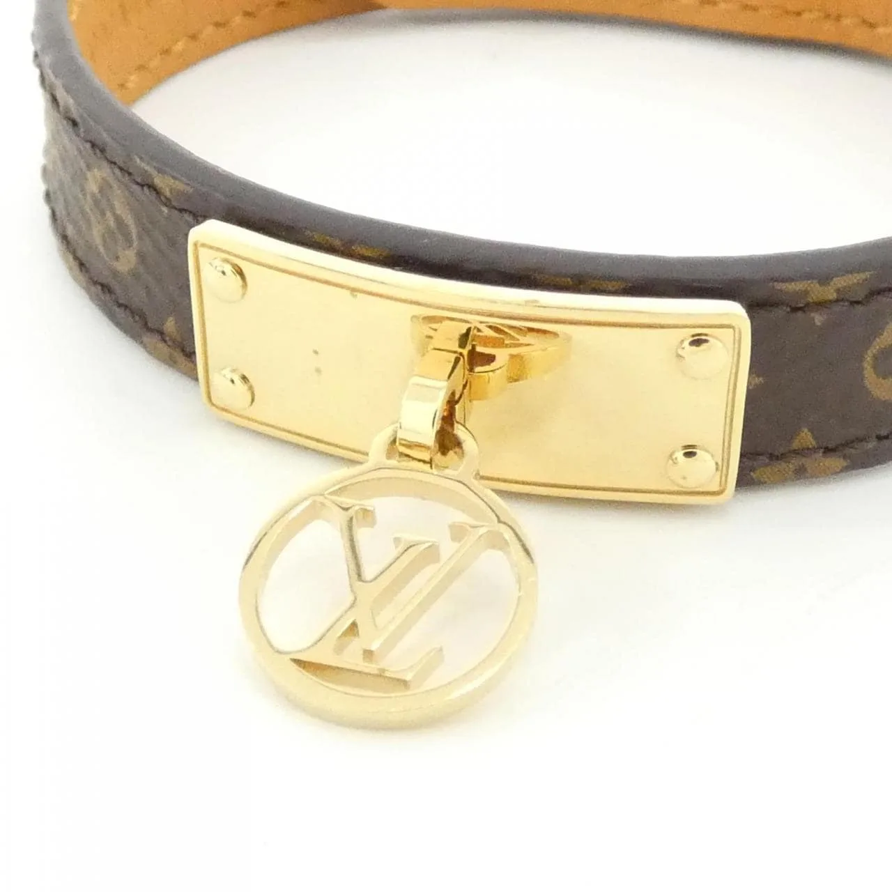 LOUIS VUITTON M4150F Accessories Monogram 黑色 Monogram 中古品A - 縮圖 3