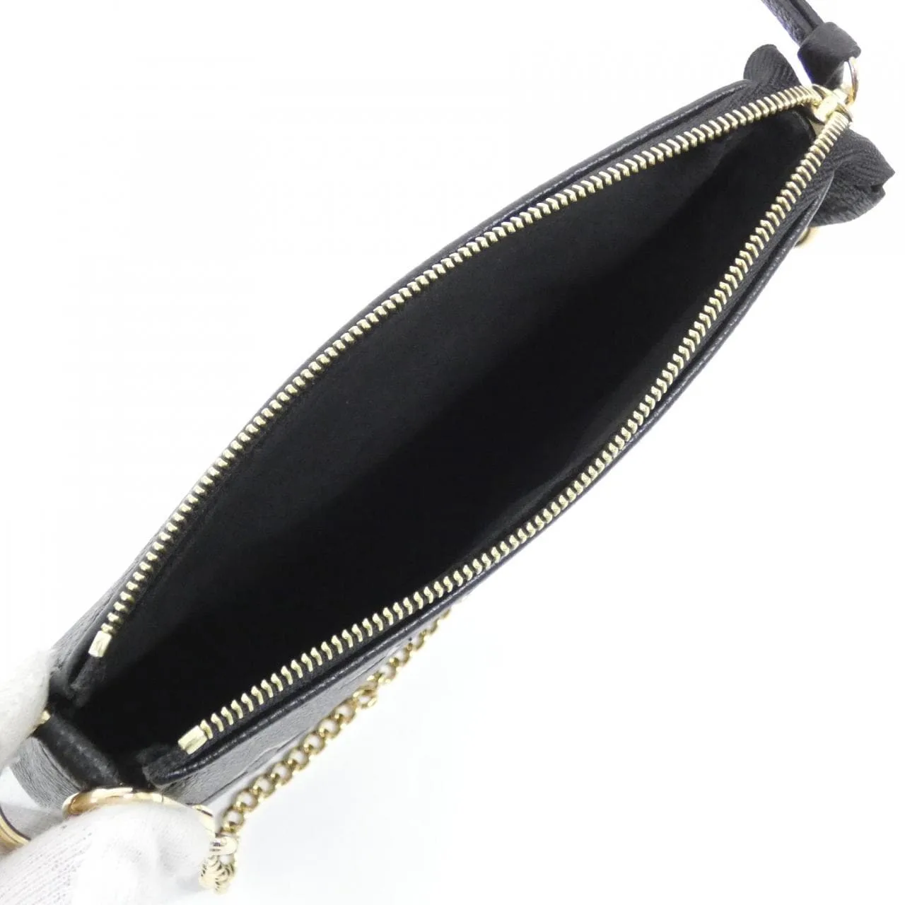 LOUIS VUITTON Pochette M80732 Pochette Monogram 黑色 Monogram 中古品A - 縮圖 5